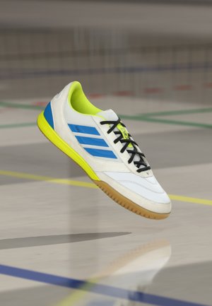 TOP SALA COMPETITON II INDOOR - Sálové kopačky - footwear white/lucid ray blue/solar yellow