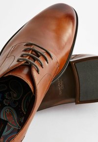 Next SIGNATURE LEATHER DERBY SHOES - Derbies & Richelieus - tan brown