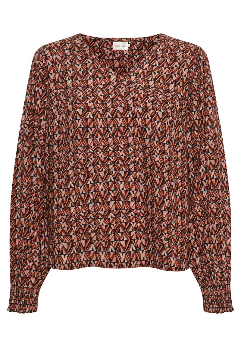 Cream Blouse donkerroze