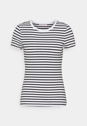 T-shirt print - white/black