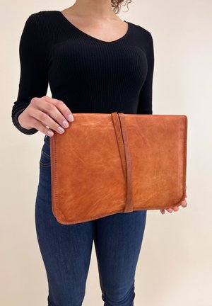 CHRISTOFER - Laptop bag - brown