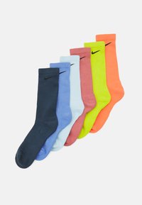 EVERYDAY PLUS CREW UNISEX 6 PACK - Chaussettes de sport - royal pulse/glacier blue/bright cactus/wild mango/canyon pink/armory navy