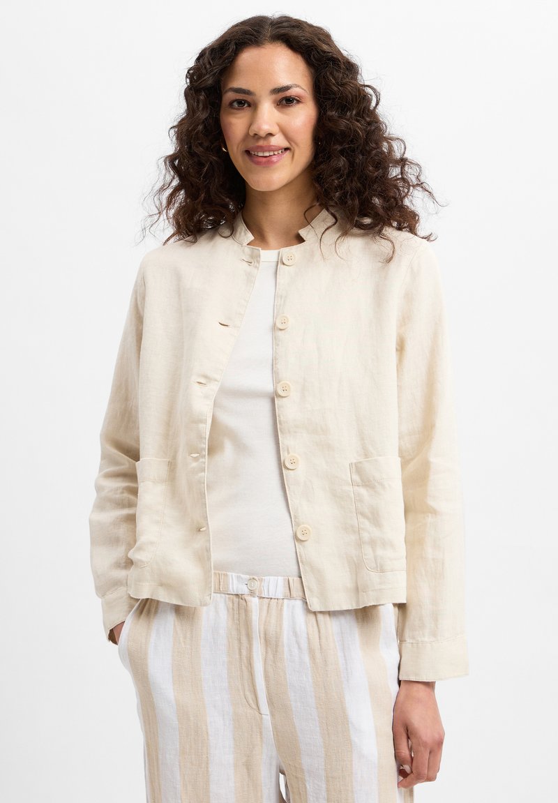 Marie Lund EMMA - Hemdbluse - beige