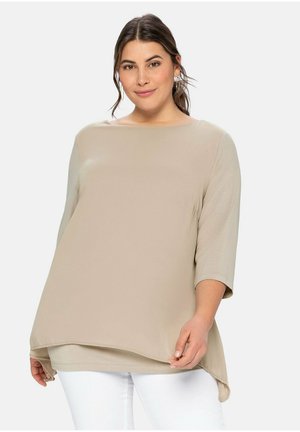Sheego Bluse - beigefarben