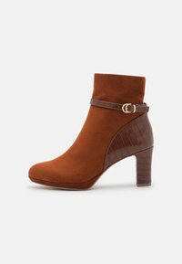 Tamaris Botines de tacón - cognac