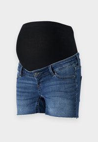 OLMBLUSH SHORTS - Denim shorts - dark blue denim