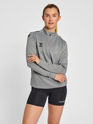 Hummel CORE HALF  - Sweatshirt - grey melange