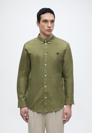 Pier One SLIM FIT OXFORD - Πουκάμισο - spagnum