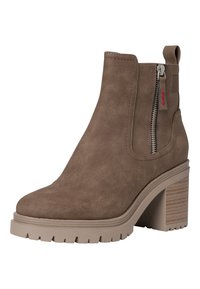 s.Oliver Bottines à plateau - taupe