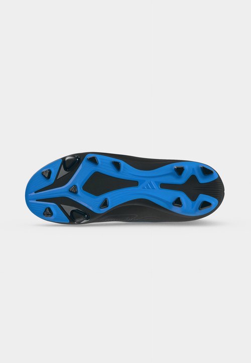 adidas F50 HYPERFAST CLUB MID FIRM GROUND MULTI GROUND KIDS UNISEX - Football boots artificial grass - core black/lucid ray blue — foto 6
