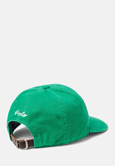 Polo Ralph Lauren APPLIQUÉD TWILL BALL CAP UNISEX - Kapa - hillside green