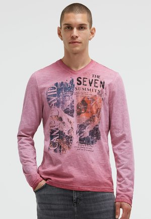 Long sleeved top - brick red