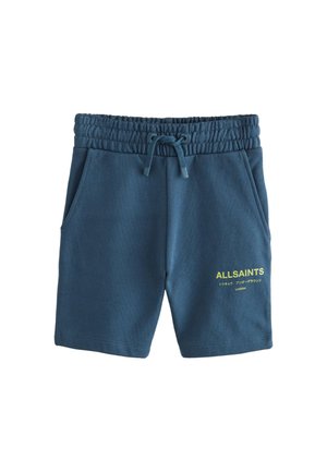 REGULAR FIT - Träningsbyxor - navy lime