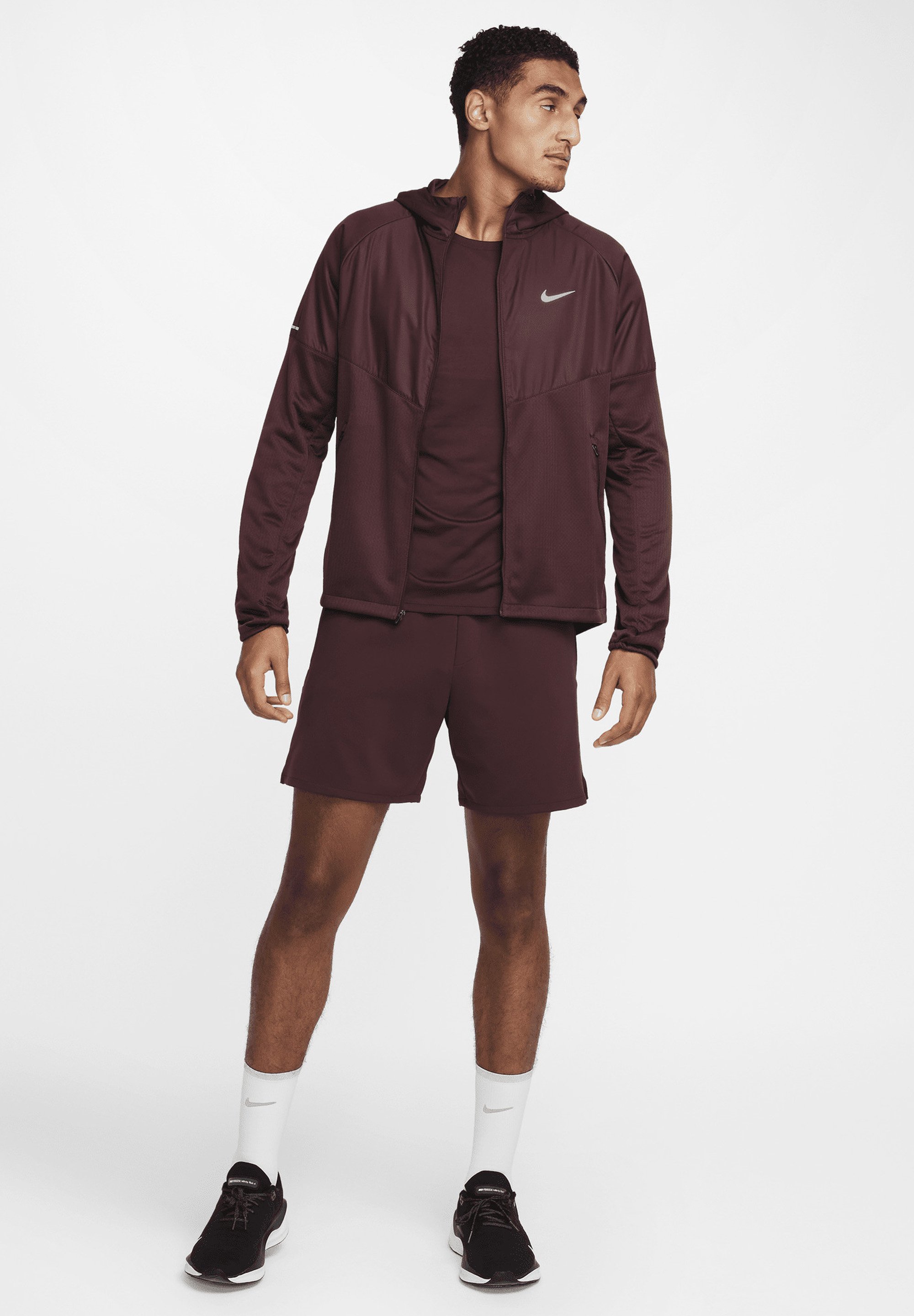 nike miler maroon