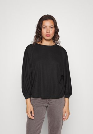 VMELLA - Top s dlouhým rukávem - black