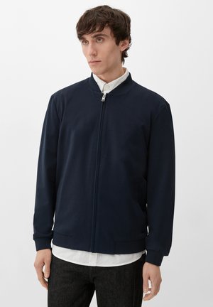 BLOUSON IM FABRICMIX - Bomberjacka - navy