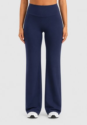 Smilodox, FLARED HIGH WAIST LEGGINGS NEOLA - Pantalon classique - dunkelblau