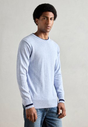 Scotch & Soda REGULAR FIT CREW NECK - Jumper - faded denim melange