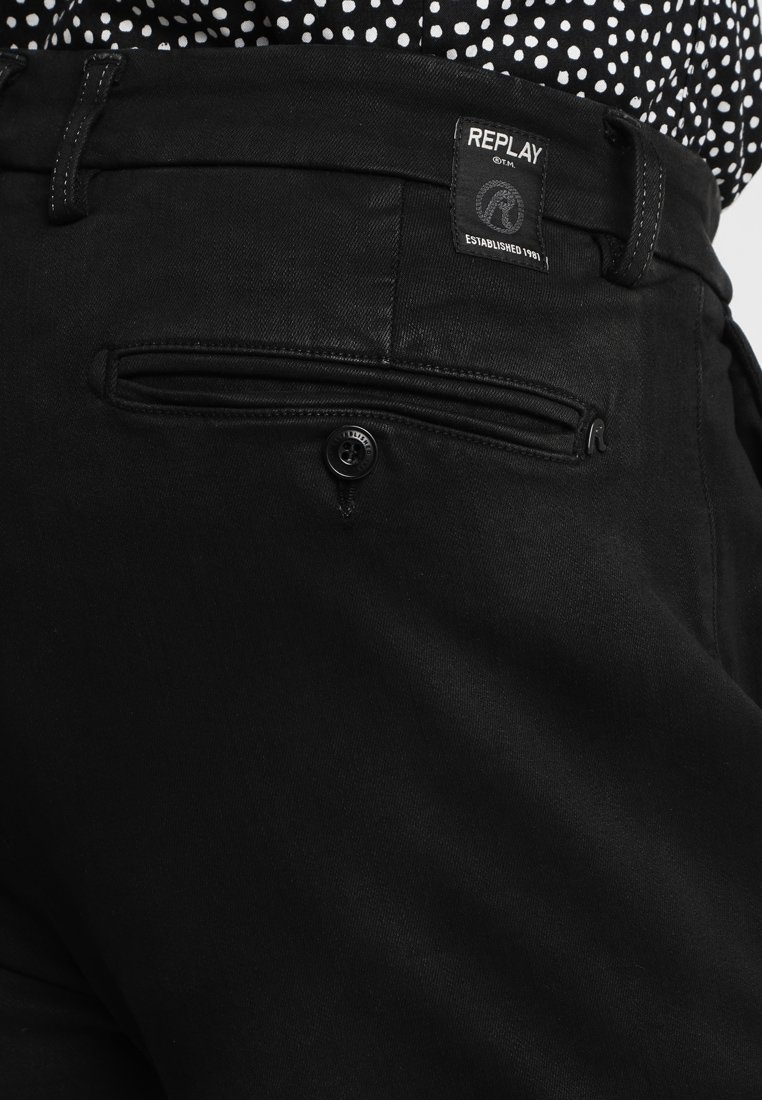Replay ZEUMAR HYPERFLEX - Jeans Slim Fit - black/schwarz - Zalando.de