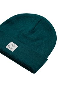 Teal sahajekmo pulu hatu ki riimuga va white rectangle leebeli do hegumagge black geometric logo e text "protest" wa sade egi.