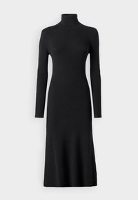 VIAMARIA ROLL NECK DRESS - Obleka/pulover - black
