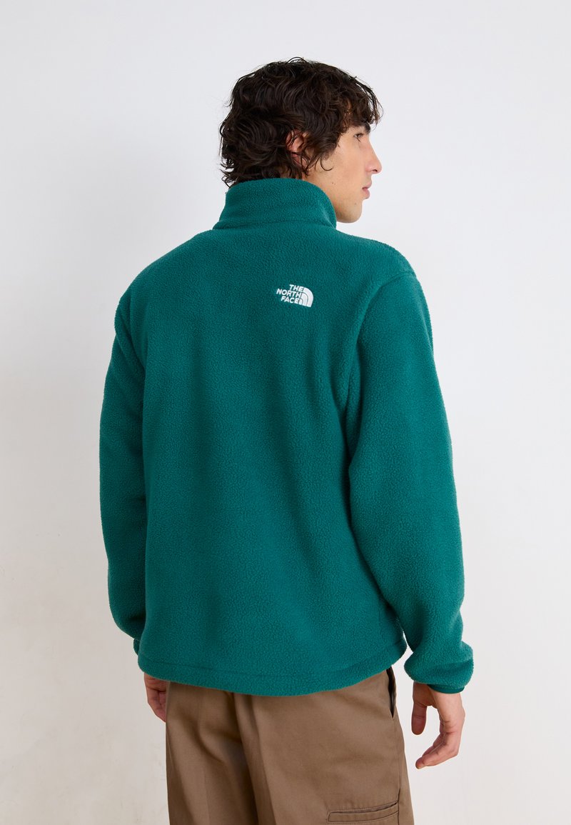 Vintage pull polaire zippé complet pour hommes XL motif abstrait