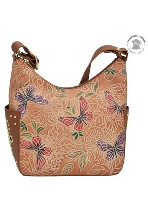 PAINTED - Handtas - tooled multi
