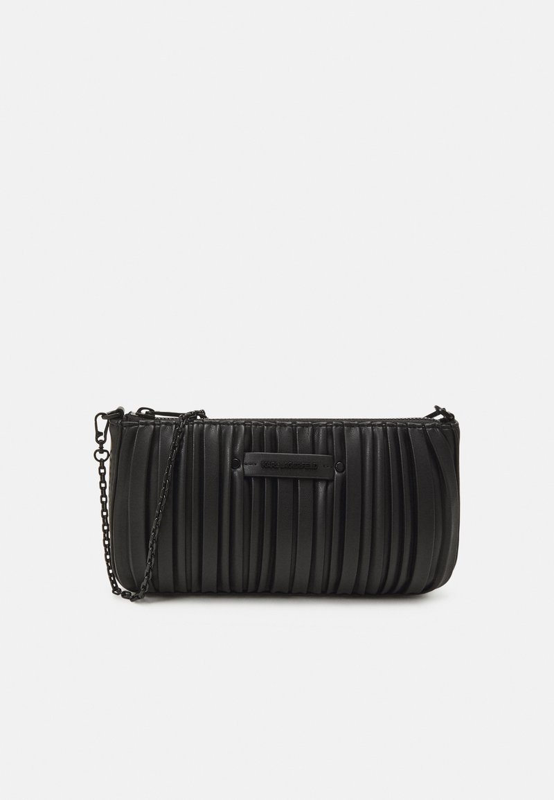 KARL LAGERFELD - KUSHION SHOULDER POUCH - Torbica - black, Povečajte