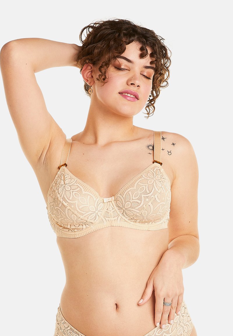 Pomm'poire GRAND MAINTIEN APOLOGIE - Soutien-gorge à armatures - beige