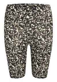 KASALLY BIKE  - Shorts - black white abstract print