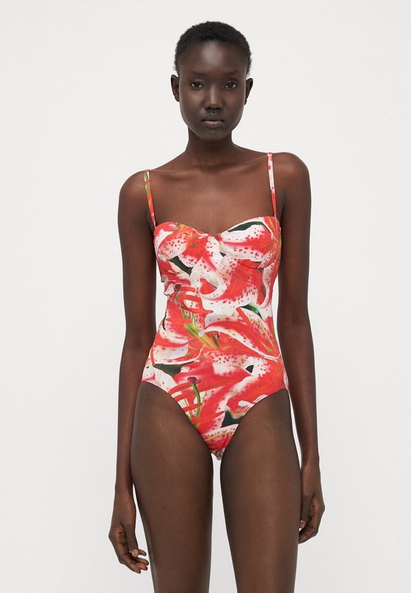 PRINTED  UNDERWIRE SWIMSUIT - Badeanzug