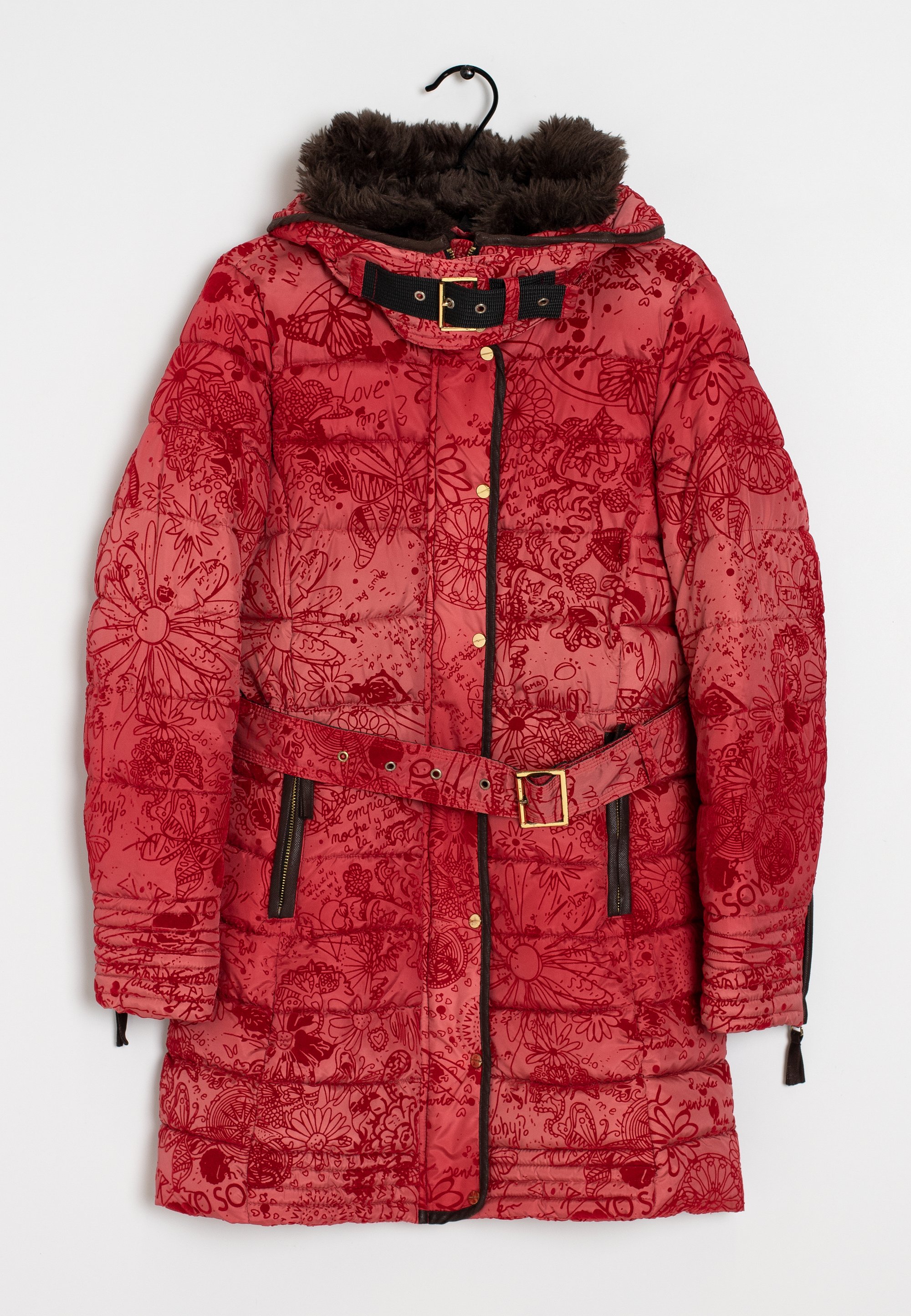 Desigual Abrigo de invierno - - (Segunda mano) - Zalando.es