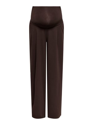 ONLY MATERNITY, OLMSANIA DART O/B WIDE PANT JRS NOOS - Bukser - coffee bean