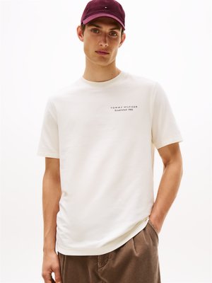 Tommy Hilfiger PHOTO PRINT GRAPHIC TEE - T-Shirt print - ivory petal