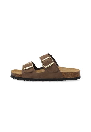 VENEZIA, SLIPPERS - Slip-on sandaler - taupe