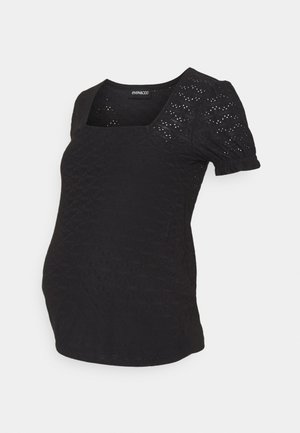 Stickerei Basic T-shirt - T-shirt basic - black