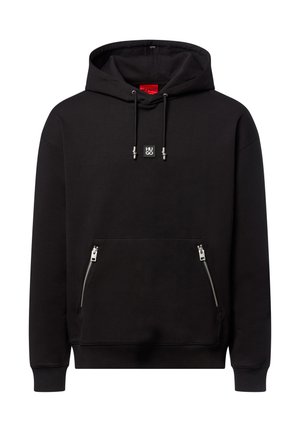 Felpa con cappuccio - schwarz