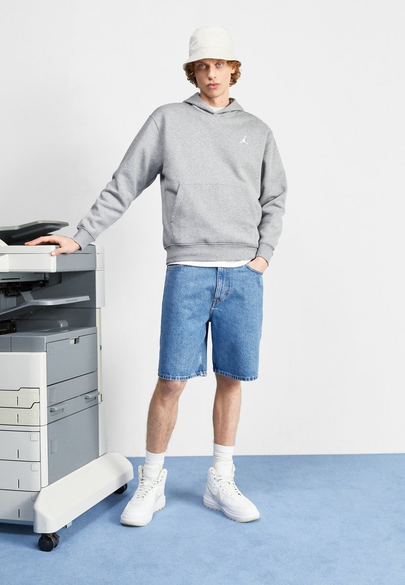 Jordan M J ESS FLC PO - Felpa con cappuccio - grey