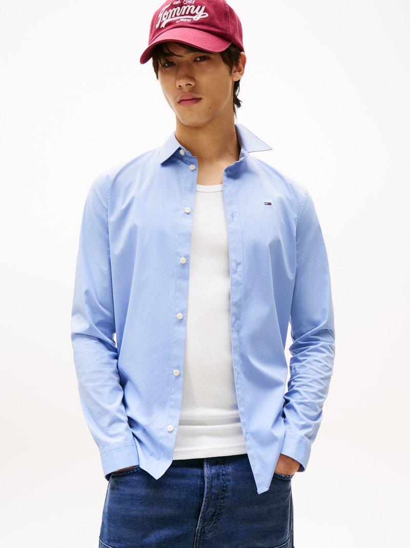 Tommy Jeans ORIGINAL STRETCH SHIRT - Overhemd - lavender lustre