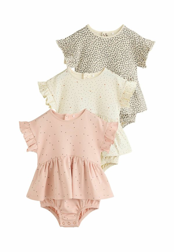 REGULAR FIT -  3 PACK   - Jerseykleid - animal printed