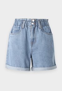VMLYRA PAPERBAG - Jeansshorts - light blue denim