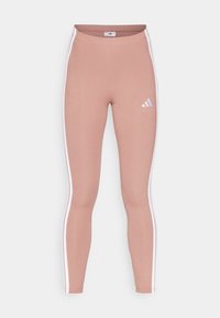 LEG - Leggingek - warm clay/white
