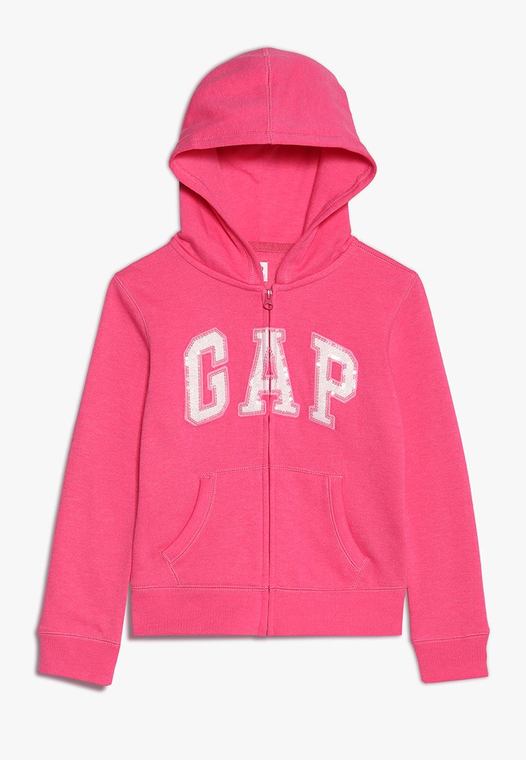 women's pink gap zip up hoodie