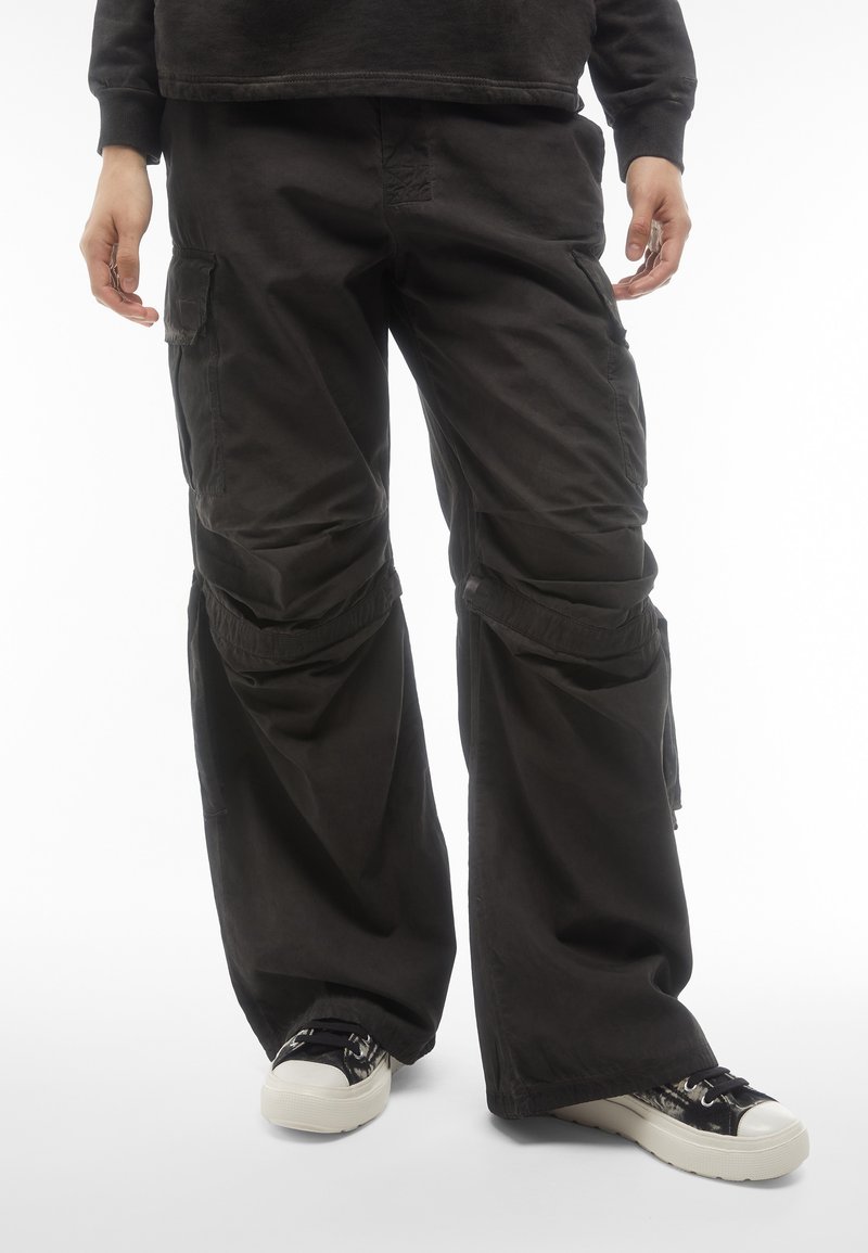 Freddy MELANIE CARGO - Housut - black cold dyed