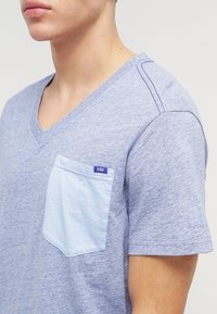 G-STAR Jednoduché tričko - mottled blue