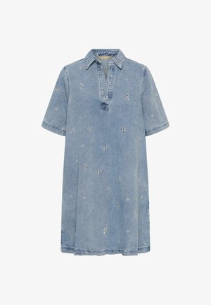 Culture, CUALTAR ANICETA - Teksakleit - light blue wash white flowers