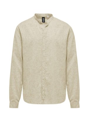 Bomboogie CON COLLO ALLA COREANA - Camicia - sand