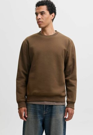 Jack & Jones, JJEBRADLEY SWEAT CREW NOOS - Sudadera - cocoa