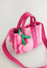 Next BORG CROSS-BODY - Käsilaukku - red pink stripe