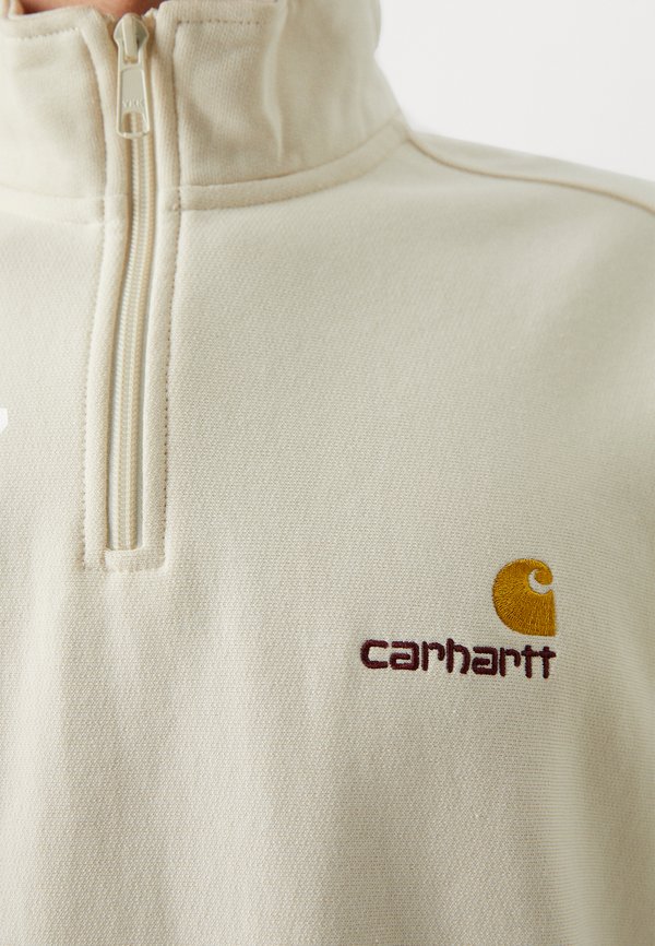 HALF ZIP AMERICAN SCRIPT - Sweatshirt - natural4